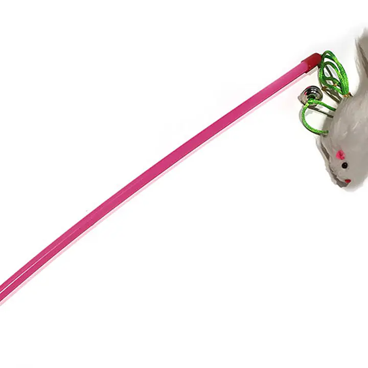 Игрушка для кошек, удочка-дразнилка, 50 см