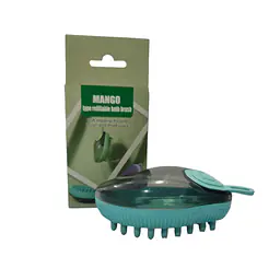 Массажная щетка, MANGO, с диспенсером для шампуня - Цвет: #87CEEB