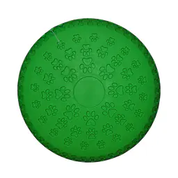 Летающая тарелка, резиновая D=23 см, 220 г, разные цвета - Цвет: #228C22