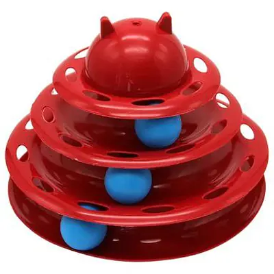 Игрушка интерактивная для кошек, трехярусная основное изображение