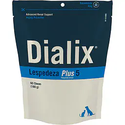 VetNova Dialix Lespedeza Plus 5, с леспедезой, 60 жевательных таблеток для малых пород - Master
