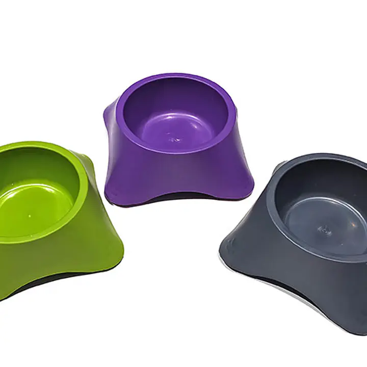 Миска пласт  14,5х14,5х5 см, 300 мл, разные цвета