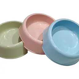 Миска пластмассовая разные цвета, 14х4,6 см 