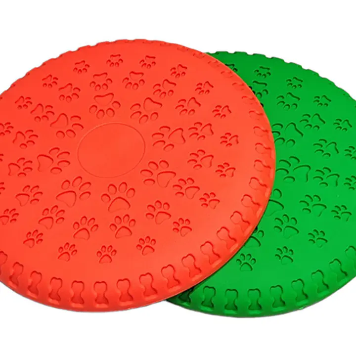 Летающая тарелка, резиновая D=23 см, 220 г, разные цвета
