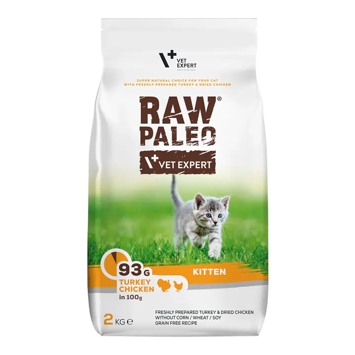 Vet Expert RAW PALEO Dry Food Kitten - Вес Упаковки: 2 кг