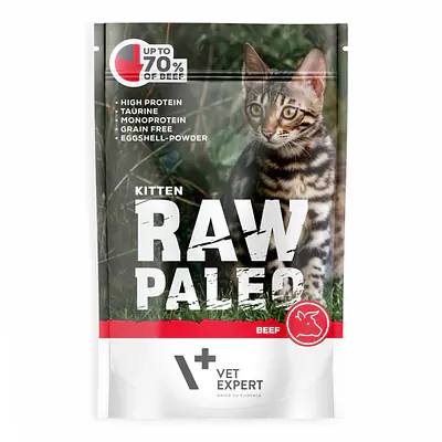 Vet Expert RAW PALEO Kitten BEEF основное изображение