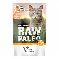 Vet Expert RAW PALEO Sterilised Cat Turkey - Вес Упаковки: 100 г