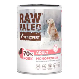 Vet Expert RAW PALEO Adult Dog Pork Adult - Вес Упаковки: 400 г