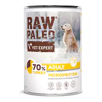 Vet Expert RAW PALEO Adult Dog Turkey - Вес Упаковки: 400 г