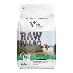 Vet Expert RAW PALEO adult mini turkey - Вес Упаковки: 2,5 кг