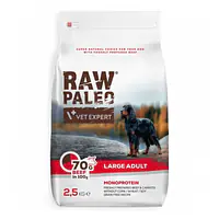 Vet Expert RAW PALEO adult large breed beef - Вес Упаковки: 2,5 кг