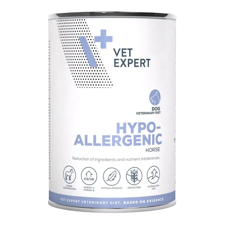 Vet Expert Veterinary Diet HYPOALLERGENIC DOG Carne de cal - Вес Упаковки: 400 г, Вес Упаковки: 400 г
