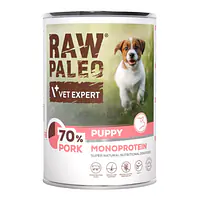 Vet Expert RAW PALEO Puppy PORK - Вес Упаковки: 400 г