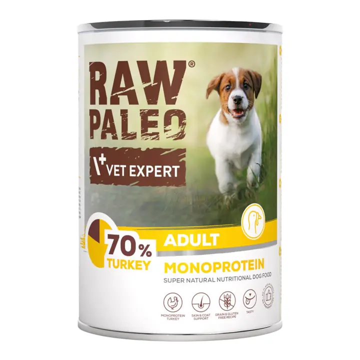 Vet Expert RAW PALEO Puppy TURKEY - Вес Упаковки: 400 г