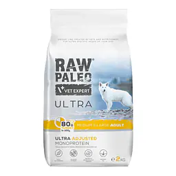 Vet Expert RAW PALEO ULTRA MEDIUM LARGE ADULT TURKEY - Вес Упаковки: 2 кг