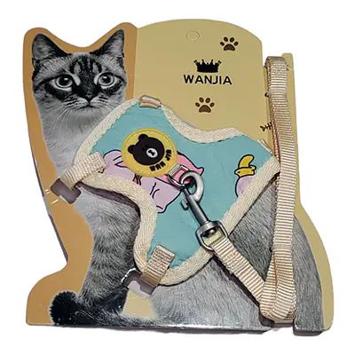 Шлейка с поводком кошачья основное изображение