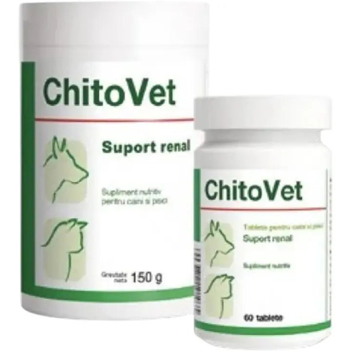 DOLFOS ChitoVet, с хитозаном для поддержки функции почек, 60 таблеток