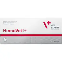 Vet Expert HemoVET, с кровяными продуктами свиней, 60 табл.