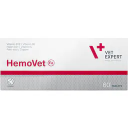 Vet Expert HemoVET, с кровяными продуктами свиней, 60 табл.