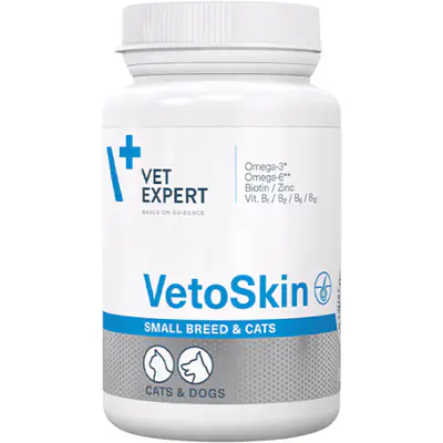 Vet Expert Vetoskin, для здоровья кожи, 60 капсул основное изображение