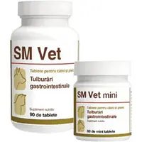 VetExpert SM Vet, с двойным силикатом алюминия и магния, 90 таблеток