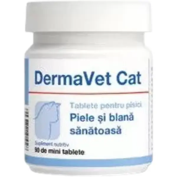 VetExpert DermaVet Cat 90, с жирными кислотами и витаминами, 90 таблеток