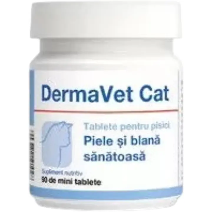 VetExpert DermaVet Cat 90, с жирными кислотами и витаминами, 90 таблеток