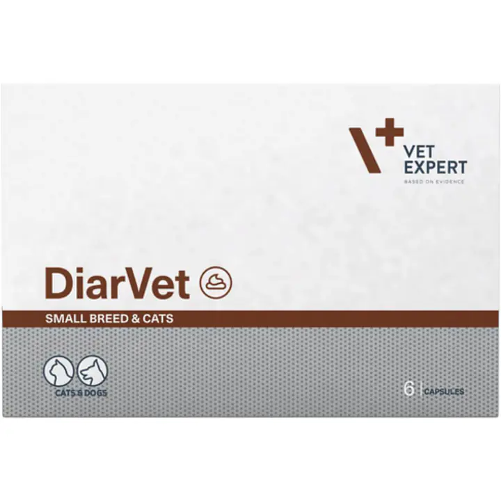 VetExpert, Диарвет, 6 капсул, TWIST OFF