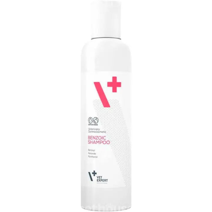 VetExpert BENZOIC Шампунь, с бензоилпероксидом, 250 мл
