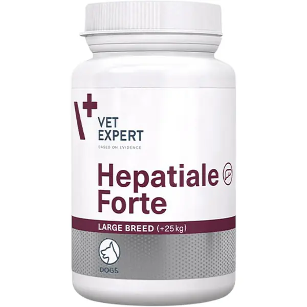 Vet Expert HEPATIALE FORTE Large Breed, поддержка функции печени, 40 табл. по 1 табл. на 25 кг