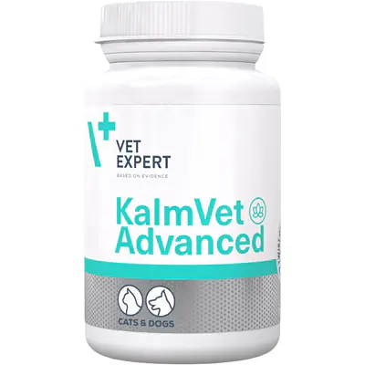 Vet Expert KalmVet Advanced, с L-Триптофаном, экстрактом валерианы и родиолы, 60 капсул основное изображение