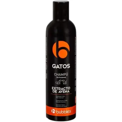 Bubbles GATOS Шампунь OVAZ pt Pisici, с овсом, 250 мл основное изображение