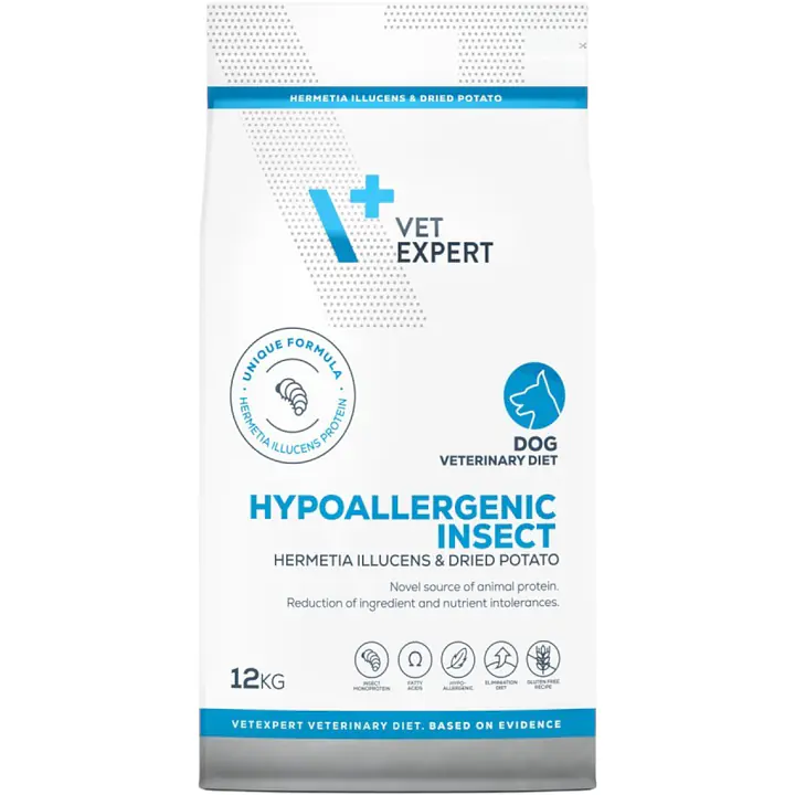 VetExpert Adult Dog, с личинками черного солдатского муравья, 12 кг