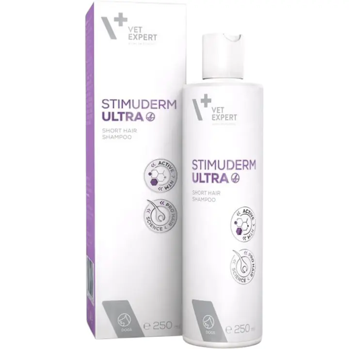 Stimuderm Ultra Vet Expert, шампунь для собак с короткой шерстью, 250 мл