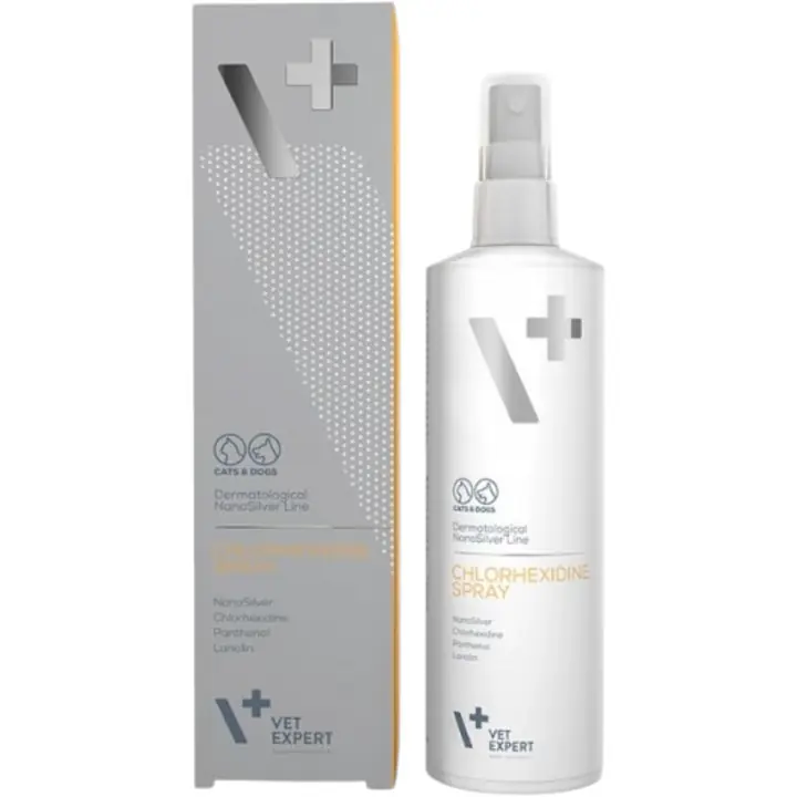 VetExpert Spray, с нано-серебром и хлоргексидином 4%, 100 мл