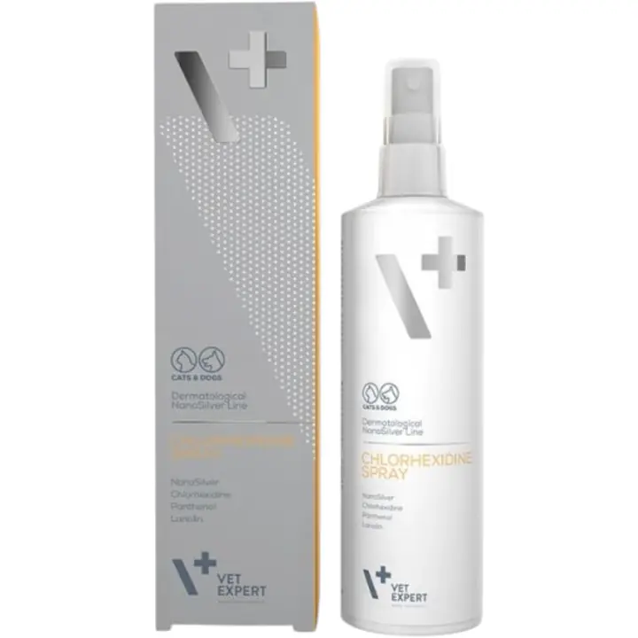 VetExpert Spray, с нано-серебром и хлоргексидином 4%, 100 мл