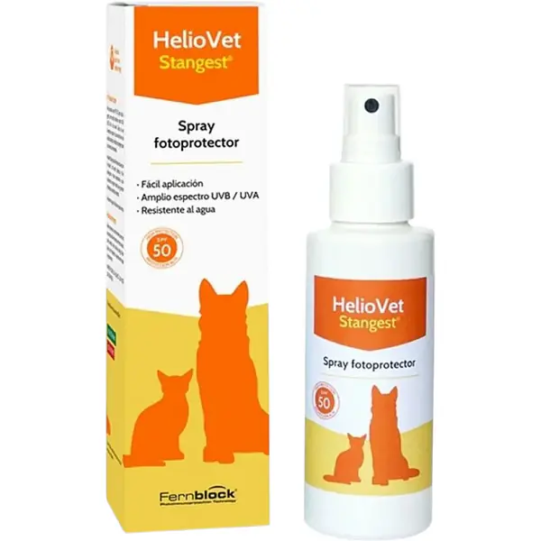 STANGEST HELIOVET – Солнцезащитный спрей SPF50+ для собак и кошек, 80 мл