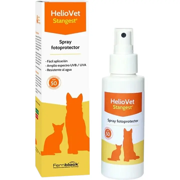 STANGEST HELIOVET – Солнцезащитный спрей SPF50+ для собак и кошек, 80 мл