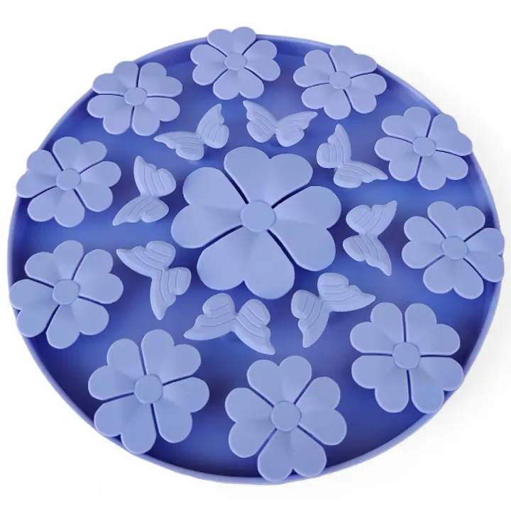 Силиконовая медленная кормушка на присосках, 20 см