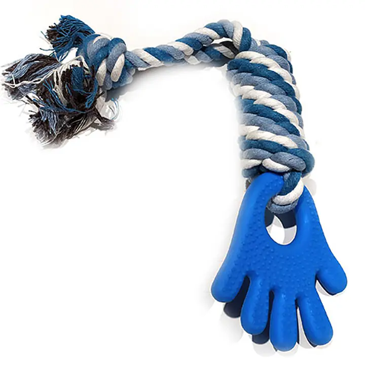 Игрушка веревочная с резиновой ладошкой - Master