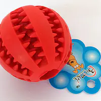 Игрушка резиновая Мяч литой круглый трикси - Master