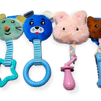 Мягкая игрушка, плюш + резина, с пищалкой основное изображение