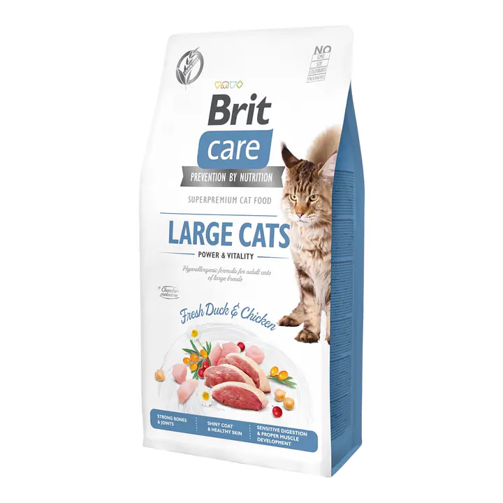 Brit Care Cat Grain-Free Large Cats Power and Vitality - Master