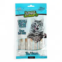 JUNGLE Кремовое лакомство с тунцом и лососем, для кошек, 70г, 5шт