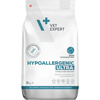 Vet Expert HYPOALLERGENIC ULTRA Dog, с гидролизованным рыбным белком (сельдь) дополнительное изображение