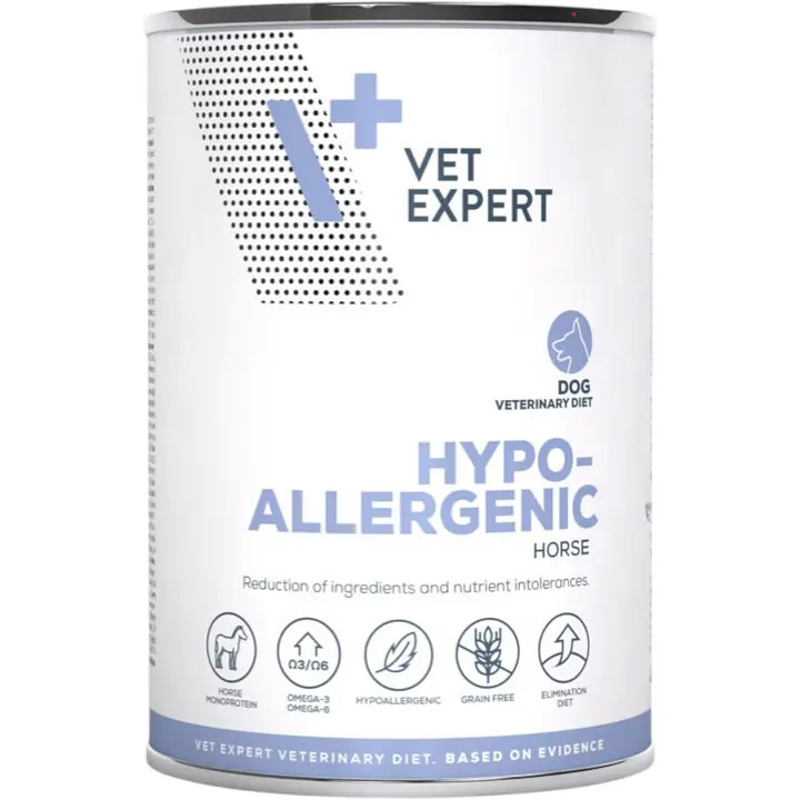 Vet Expert Diet HYPOALLERGENIC Dog, с лошадью, 400 г