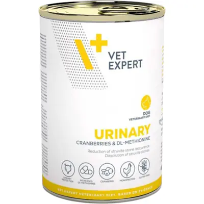 VetExpert URINARY diet Dog, с курицей, рисом и экстрактом клюквы основное изображение