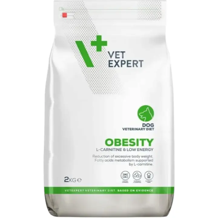 Vet Expert Obesity, с курицей, ячменем и сладким картофелем, 4 кг