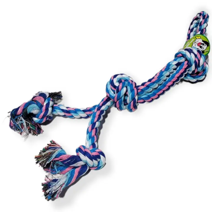 Веревочная игрушка, 2 узла, 49х1 см