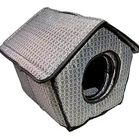 Домик для кошек и собак, дерматин, (три размера)